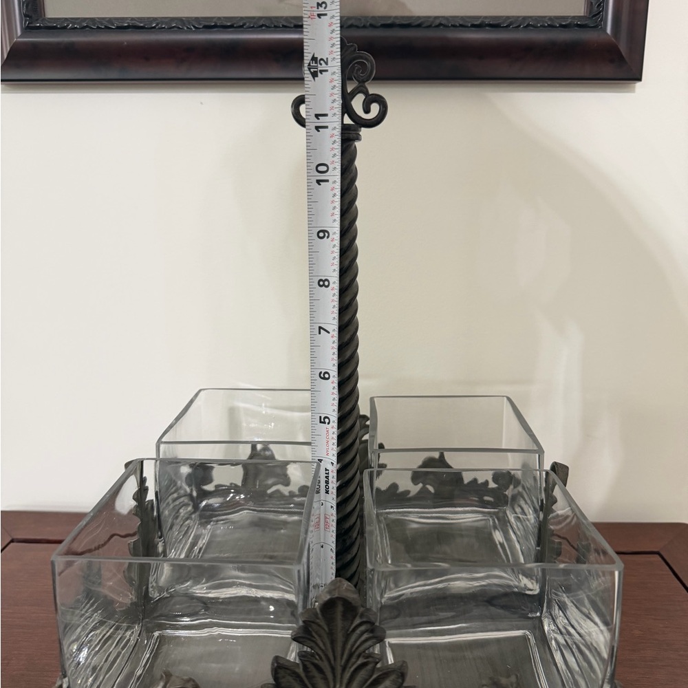 Shannon by Godinger Crystal Flatware Caddy - Picture 3 of 6